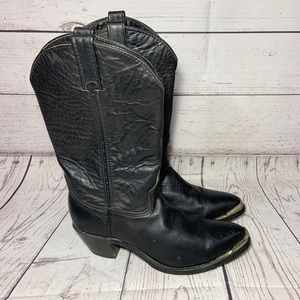 Double H Women’s Black Cowboy Cowgirl Boots 10